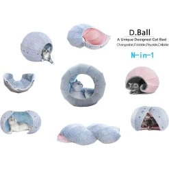 K1 Pet Design Dragon Ball Covered Cat Bed -Cat Products Store 254133 PT3. AC SS1800 V1602724570