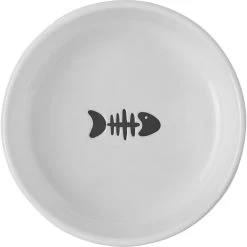 Frisco Round Meow Non-skid Ceramic Cat Bowl With Wood Base 12 Frisco Round Meow Non-skid Ceramic Cat Bowl With Wood Base -Cat Products Store 256078 PT4. AC SS1800 V1615312284