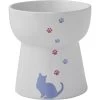 Frisco Cat Print Non-Skid Elevated Ceramic Cat Bowl, Tall -Cat Products Store 256099 MAIN. AC SS1800 V1615299725