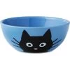 Frisco Cat Face Non-skid Ceramic Cat Bowl, Blue -Cat Products Store 256103 MAIN. AC SS1800 V1617997002