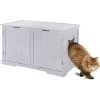 Sweet Barks Wooden Washroom Bench Cat Litter Box Enclosure -Cat Products Store 258683 MAIN. AC SS1800 V1603830391