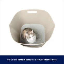 Frisco Leaf High-Sided Cat Litter Box, Large -Cat Products Store 258782 PT2. AC SS1800 V1675279643