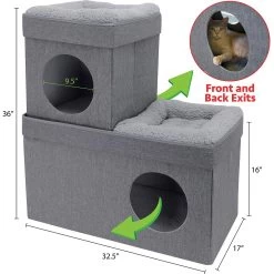 Kitty City Folding Cat Condo -Cat Products Store 259292 PT1. AC SS1800 V1607004788