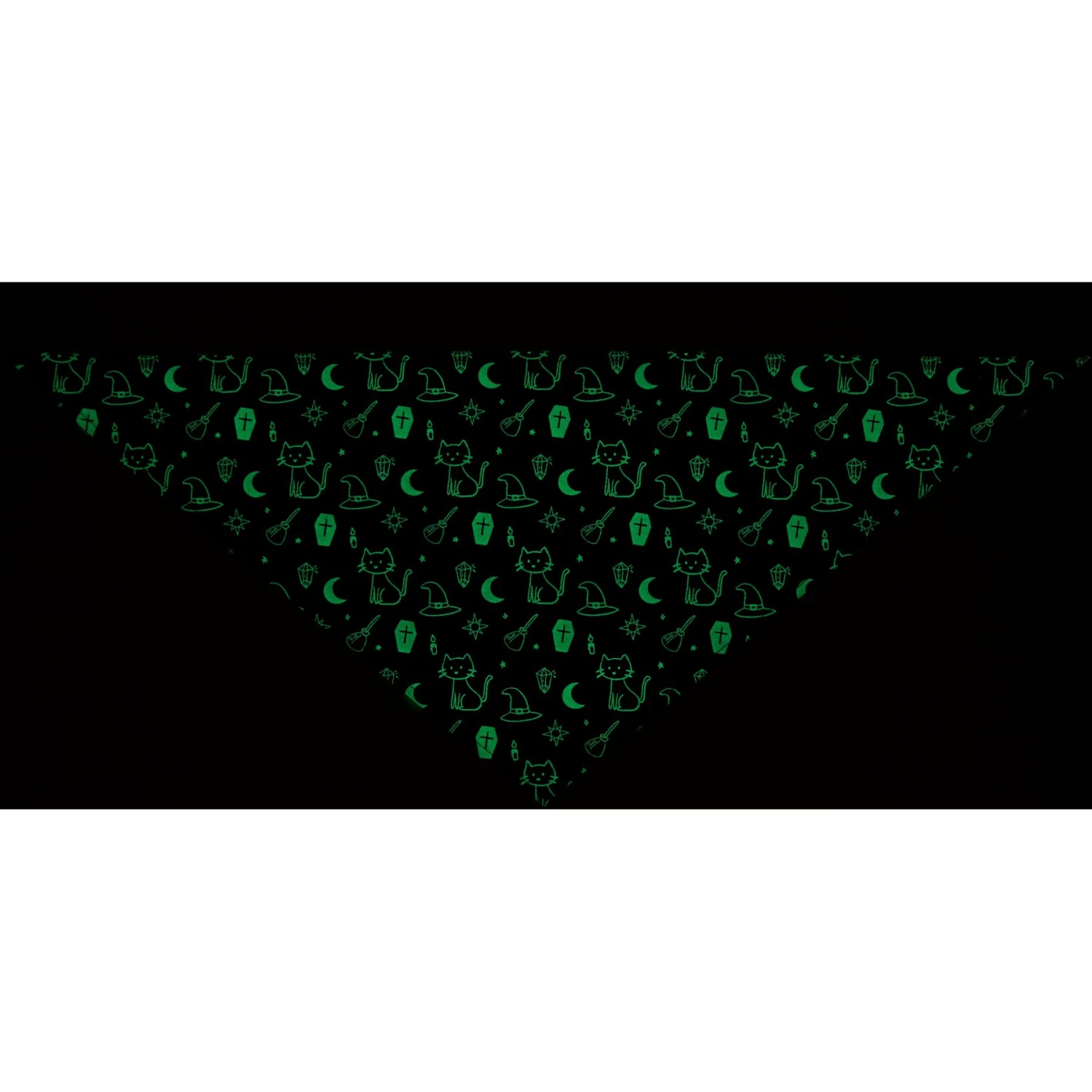 Frisco Glow In The Dark Mystical Print Dog & Cat Bandana 9 Frisco Glow In The Dark Mystical Print Dog & Cat Bandana - Image 7