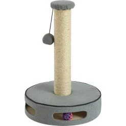 Two By Two The Elm 19.7-in Jute Cat Scratching Post, Grey -Cat Products Store 261421 PT2. AC SS1800 V1606148827