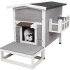 Petsfit Weatherproof Outdoor Cat House With Stairs -Cat Products Store 261514 MAIN. AC SS1800 V1605641540