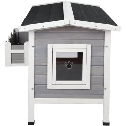Petsfit Weatherproof Outdoor Cat House With Stairs 11 Petsfit Weatherproof Outdoor Cat House With Stairs -Cat Products Store 261514 PT3. AC SS1800 V1605667017