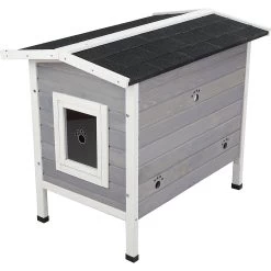 Petsfit Weatherproof Outdoor Cat House With Stairs 13 Petsfit Weatherproof Outdoor Cat House With Stairs -Cat Products Store 261514 PT5. AC SS1800 V1605655310