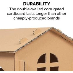 Tiger Tough Townhouse Playground Corrugated Cat Scratcher -Cat Products Store 263114 PT4. AC SS1800 V1612400471