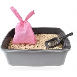 Doggie Walk Bags Citrus Scented Tie Handle Cat Litter Bags, Pink, 140 Count 9 Doggie Walk Bags Citrus Scented Tie Handle Cat Litter Bags, Pink, 140 Count -Cat Products Store 264717 PT5. AC SS1800 V1610754967