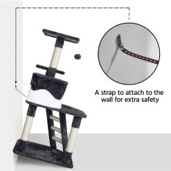 Yaheetech 47.5-in Plush Cat Tree & Condo -Cat Products Store 266564 PT4. AC SS1800 V1619808420