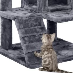 Yaheetech 54.5" H Multilevel Indoor Cat Tree & Condo 19 Yaheetech 54.5" H Multilevel Indoor Cat Tree & Condo -Cat Products Store 266569 PT8. AC SS1800 V1619638950