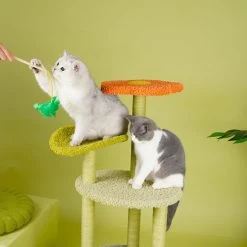 ZEZE Adora Flower 43-in Carpet Cat Tree -Cat Products Store 266590 PT6. AC SS1800 V1667353363