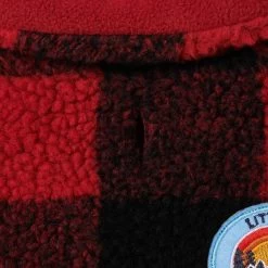 Frisco Mediumweight Red Plaid Insulated Dog & Cat Sherpa Coat -Cat Products Store 268320 PT6. AC SS1800 V1628779412