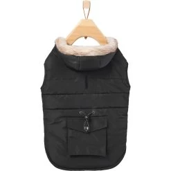 Frisco Mid-Heavyweight Cinching Insulated Dog & Cat Parka, Black/Red Plaid -Cat Products Store 268382 PT4. AC SS1800 V1628825564