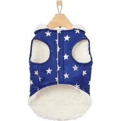 Frisco Mediumweight Metallic Star Print Insulated Dog & Cat Parka, Navy 13 Frisco Mediumweight Metallic Star Print Insulated Dog & Cat Parka, Navy -Cat Products Store 268413 PT5. AC SS1800 V1628821999