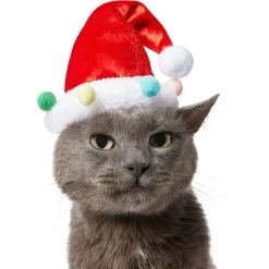 Frisco Holiday Poms Dog & Cat Santa Hat 10 Frisco Holiday Poms Dog & Cat Santa Hat -Cat Products Store 276194 PT3. AC SS1800 V1631303179