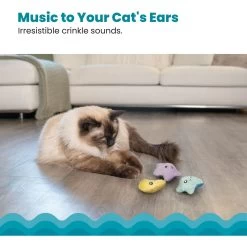 Catstages Toss 'N Twinkle Plush Cat Toy With Catnip, 3 Count -Cat Products Store 282271 PT3. AC SS1800 V1636500175