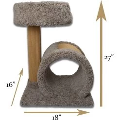 Royal Cat Boutique Cat Play Tunnel & Bed, Neutral -Cat Products Store 284924 PT3. AC SS1800 V1635977205