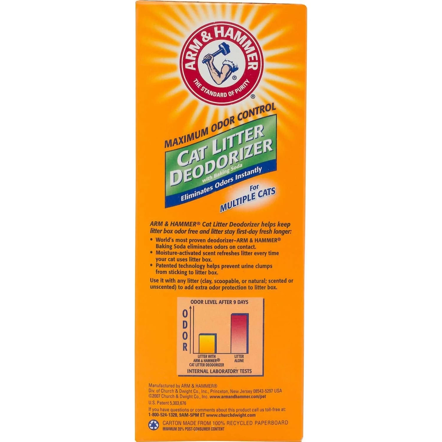 Arm & Hammer Litter Cat Litter Deodorizer Powder & Arm & Hammer Litter Slide Multi-Cat Scented Clumping Clay Cat Litter 5 Arm & Hammer Litter Cat Litter Deodorizer Powder & Arm & Hammer Litter Slide Multi-Cat Scented Clumping Clay Cat Litter - Image 3