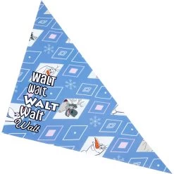 Disney Frozen's Olaf Diamond Pattern Personalized Dog & Cat Bandana -Cat Products Store 294289 PT4. AC SS1800 V1625158074