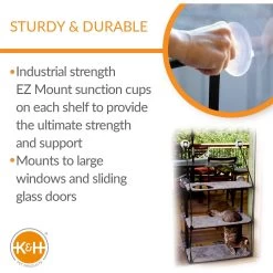 K&H Pet Products EZ Mount Triple Stack Cat Furniture -Cat Products Store 296493 PT2. AC SS1800 V1627946224