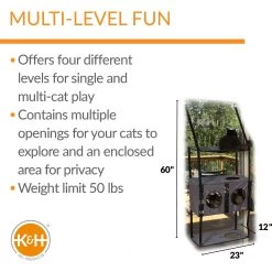 K&H Pet Products EZ Mount Townhouse Cat Furniture -Cat Products Store 296497 PT1. AC SS1800 V1627948874