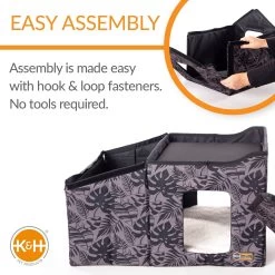 K&H Pet Products Heated Two-Story Kitty House -Cat Products Store 296500 PT4. AC SS1800 V1627941418