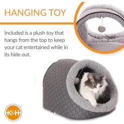 K&H Pet Products Thermo-Pet Cave Covered Cat Tunnel Bed -Cat Products Store 296532 PT3. AC SS1800 V1627945368