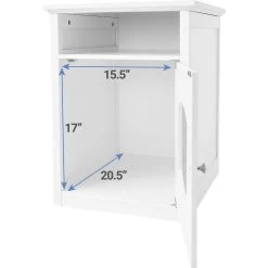 Frisco Decorative Side Table Cat Litter Box Cover & Frisco Open Top Cat Litter Box With Rim, Large -Cat Products Store 297992 PT3. AC SS1800 V1621293130