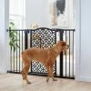 Frisco Metal Geometric Pattern Extra Wide Auto-close Dog Gate -Cat Products Store 299512 MAIN. AC SS1800 V1627305457
