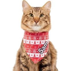 Frisco Fair Isle Personalized Dog & Cat Bandana 17 Frisco Fair Isle Personalized Dog & Cat Bandana -Cat Products Store 301357 PT7. AC SS1800 V1628100084