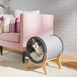 Frisco Modern Round Elevated Cat Bed & Frisco Modern Tunnel Elevated Cat Bed -Cat Products Store 303470 PT7. AC SS1800 V1623061662