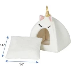Frisco Novelty Unicorn Covered Cat & Dog Bed & Frisco Cactus Cat Scratching Post -Cat Products Store 303496 PT3. AC SS1800 V1623037050