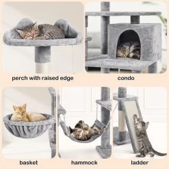 Yaheetech 70-in Cat Tree Condo -Cat Products Store 306497 PT2. AC SS1800 V1661275505