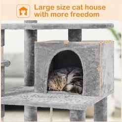 Yaheetech 70-in Cat Tree Condo -Cat Products Store 306497 PT6. AC SS1800 V1661276122