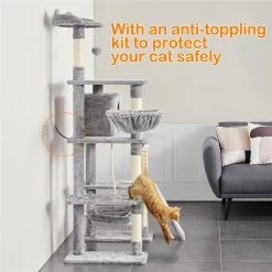Yaheetech 70-in Cat Tree Condo -Cat Products Store 306497 PT8. AC SS1800 V1661272195