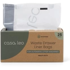 Casa Leo Leo's Loo Drawstring Waste Drawer Liners For Automatic Self-Cleaning Litter Boxes
