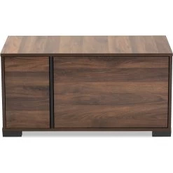 Baxton Studio Vere 2-Door Cat Litter Box Cover House -Cat Products Store 307851 PT4. AC SS1800 V1624315992