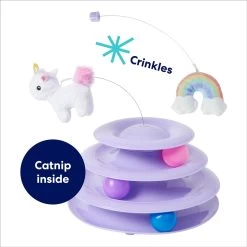 Frisco Unicorn & Rainbow Cat Tracks Cat Toy With Catnip -Cat Products Store 308891 PT2. AC SS1800 V1695760987