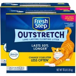Fresh Step Outstretch Advanced Concentrated Febreze Freshness Scented Clumping Clay Cat Litter -Cat Products Store 308951 PT6. AC SS1800 V1694463427