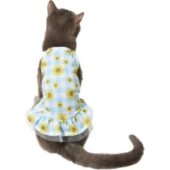 Frisco Sunflower Gingham Dog & Cat Dress 10 Frisco Sunflower Gingham Dog & Cat Dress -Cat Products Store 312120 PT2. AC SS1800 V1644425858