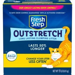 Fresh Step Outstretch Concentrated Febreze Freshness Scented Clumping Clay Cat Litter -Cat Products Store 314020 PT6. AC SS1800 V1694465597