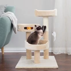 Pet Adobe 3-Tier 27.5-in Cat Tree & Condo -Cat Products Store 314981 PT3. AC SS1800 V1626398534