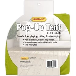 RUFFIN' IT Cat Pop Up Tent Cat Toy, Color Varies -Cat Products Store 316688 PT1. AC SS1800 V1632175326