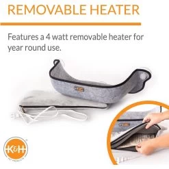 K&H Pet Products EZ Mount Thermo-Kitty Window Cat Bed -Cat Products Store 316730 PT3. AC SS1800 V1630736237