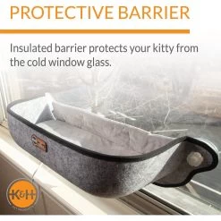 K&H Pet Products EZ Mount Thermo-Kitty Window Cat Bed -Cat Products Store 316730 PT4. AC SS1800 V1630731445