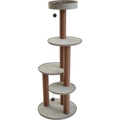 Two By Two The Pine 59-in Cat Tree, Gray -Cat Products Store 316948 PT2. AC SS1800 V1642640789