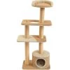 Two By Two The Cottonwood 51-in Cat Tree & Condo, Beige -Cat Products Store 316954 MAIN. AC SS1800 V1642631491