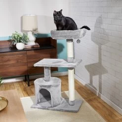 Frisco 61-in Faux Fur Cat Tree & Condo & Frisco 38-in Cat Tree With Condo, Top Perch & Toy 19 Frisco 61-in Faux Fur Cat Tree & Condo & Frisco 38-in Cat Tree With Condo, Top Perch & Toy -Cat Products Store 318964 PT8. AC SS1800 V1630366879